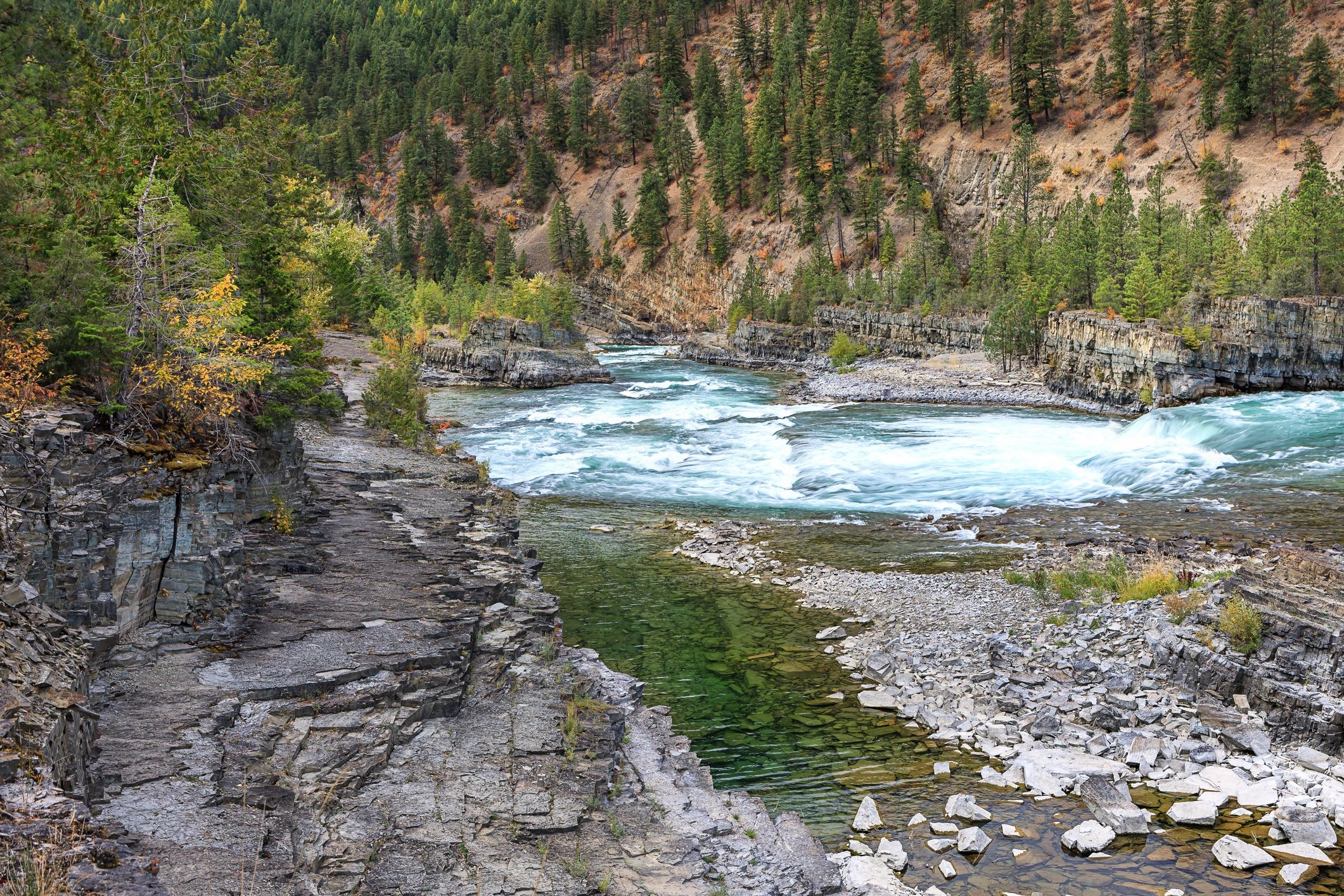 Outdoor landscape near Libby, Montana